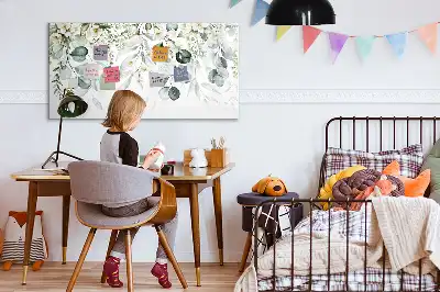 Tableau magnétique pour dessiner modèle plantes de la nature
