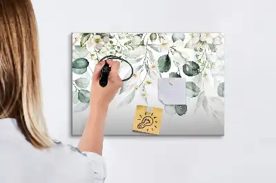 Tableau magnétique pour dessiner modèle plantes de la nature