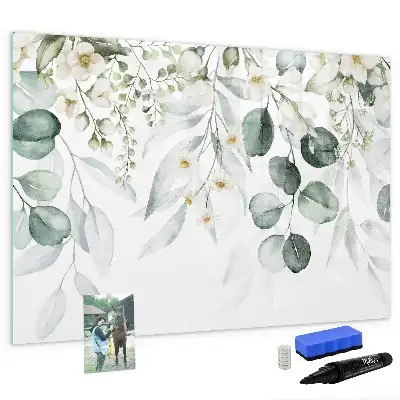 Tableau magnétique pour dessiner modèle plantes de la nature