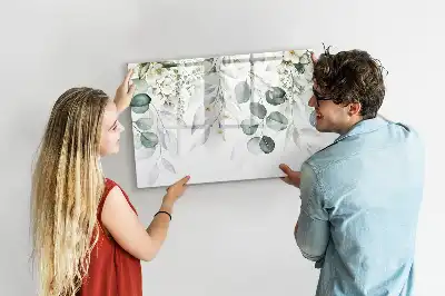 Tableau magnétique pour dessiner modèle plantes de la nature