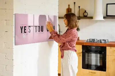 Tableau magnétique à dessiner modèle Oui tu peux