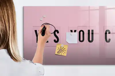 Tableau magnétique à dessiner modèle Oui tu peux