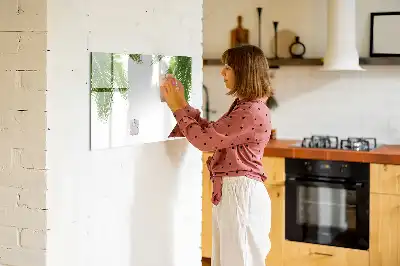 Tableau magnétique à dessiner motif feuilles de palmier