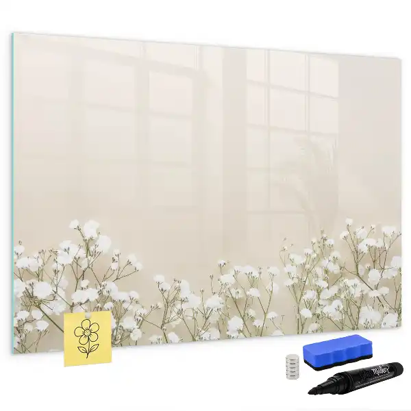 Tableau magnétique pour dessiner modèle fleurs épanouies
