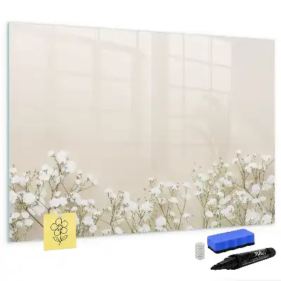 Tableau magnétique pour dessiner modèle fleurs épanouies