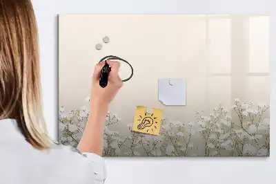 Tableau magnétique pour dessiner modèle fleurs épanouies