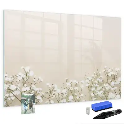 Tableau magnétique pour dessiner modèle fleurs épanouies
