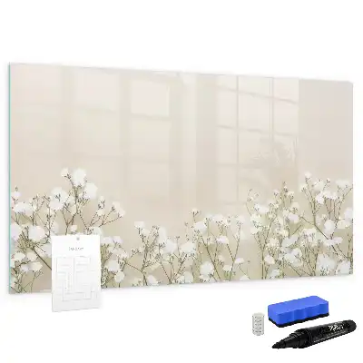 Tableau magnétique pour dessiner modèle fleurs épanouies