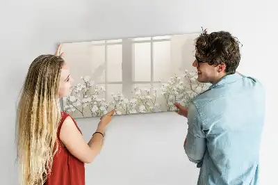 Tableau magnétique pour dessiner modèle fleurs épanouies