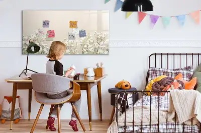 Tableau magnétique pour dessiner modèle fleurs épanouies