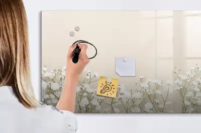 Tableau magnétique pour dessiner modèle fleurs épanouies