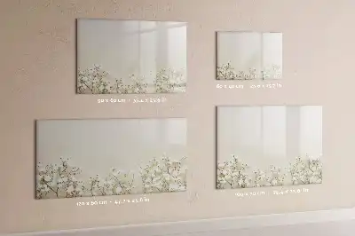 Tableau magnétique pour dessiner modèle fleurs épanouies