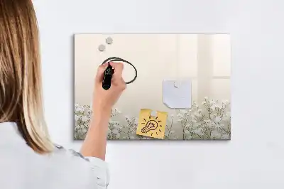 Tableau magnétique pour dessiner modèle fleurs épanouies