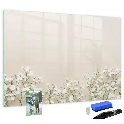 Tableau magnétique pour dessiner modèle fleurs épanouies