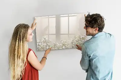 Tableau magnétique pour dessiner modèle fleurs épanouies