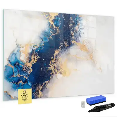 Tableau magnétique à dessiner motif marbre