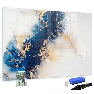 Tableau magnétique à dessiner motif marbre