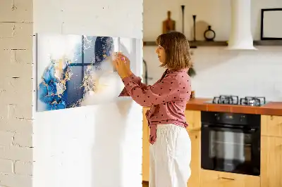 Tableau magnétique à dessiner motif marbre