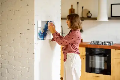 Tableau magnétique à dessiner motif marbre