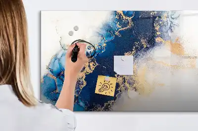 Tableau magnétique à dessiner motif marbre