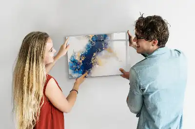 Tableau magnétique à dessiner motif marbre