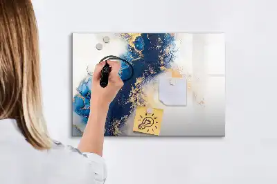 Tableau magnétique à dessiner motif marbre