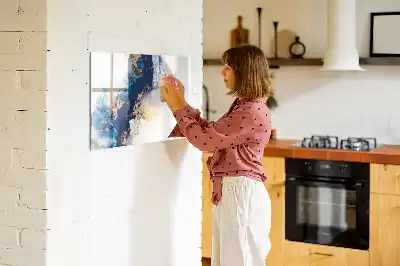Tableau magnétique à dessiner motif marbre