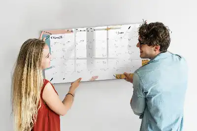 Tableau magnétique pour dessiner organisateur d'affaires