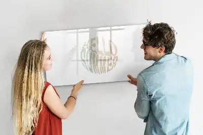 Tableau magnétique à dessiner modèle Bonjour l'été