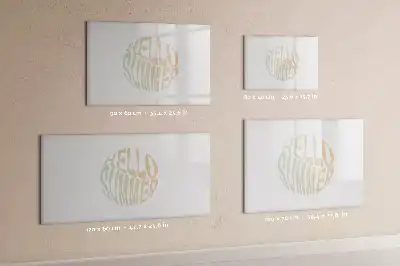 Tableau magnétique à dessiner modèle Bonjour l'été