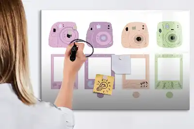 Tableau magnétique pour dessiner ensemble d'appareils photo
