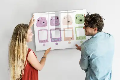 Tableau magnétique pour dessiner ensemble d'appareils photo