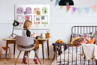Tableau magnétique pour dessiner ensemble d'appareils photo