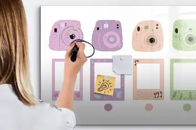 Tableau magnétique pour dessiner ensemble d'appareils photo