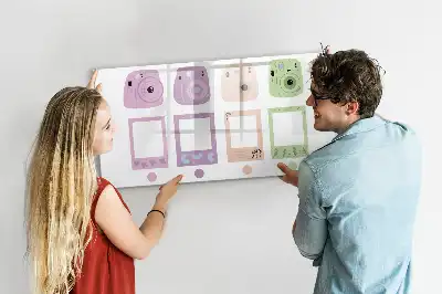 Tableau magnétique pour dessiner ensemble d'appareils photo