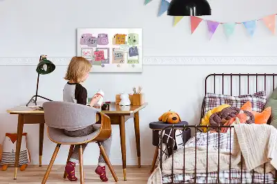 Tableau magnétique pour dessiner ensemble d'appareils photo