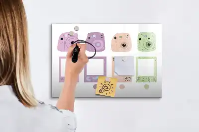 Tableau magnétique pour dessiner ensemble d'appareils photo
