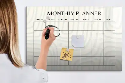 Tableau magnétique à dessiner planificateur mensuel