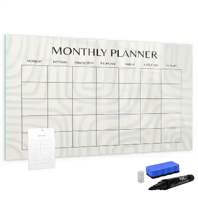 Tableau magnétique à dessiner planificateur mensuel