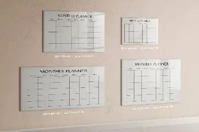 Tableau magnétique à dessiner planificateur mensuel