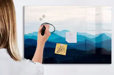 Tableau magnétique à dessiner modèle aquarelle d'eau