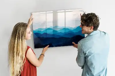 Tableau magnétique à dessiner modèle aquarelle d'eau