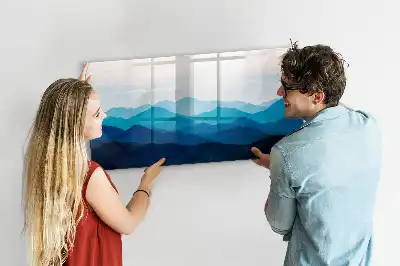 Tableau magnétique à dessiner modèle aquarelle d'eau