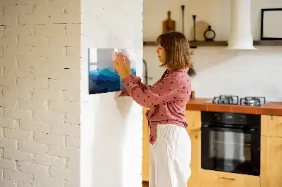 Tableau magnétique à dessiner modèle aquarelle d'eau