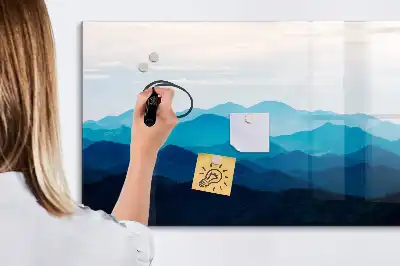 Tableau magnétique à dessiner modèle aquarelle d'eau