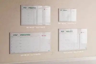 Planificateur mensuel magnétique pour enfants tableau de dessin