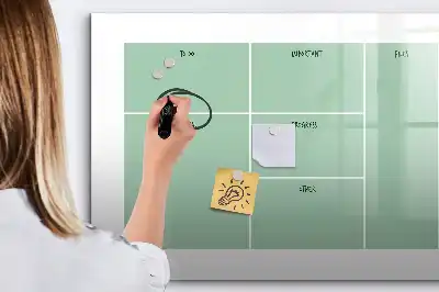 Tableau magnétique à dessiner organisateur de bureau