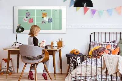 Tableau magnétique à dessiner organisateur de bureau