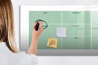 Tableau magnétique à dessiner organisateur de bureau