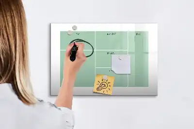 Tableau magnétique à dessiner organisateur de bureau